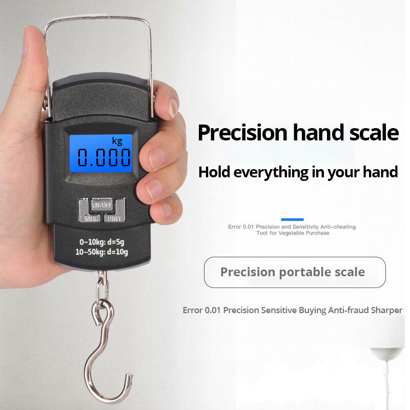 Luggage Scale Hanging - Tragbare digitale Gepäckwaage, tragbare elektronische Hängewaage,