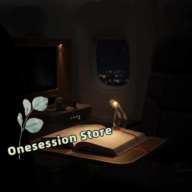 Travel Reading Accessories - Ultradünnes LED-Lesezeichen-Leselicht, kompakt und tragbar für
