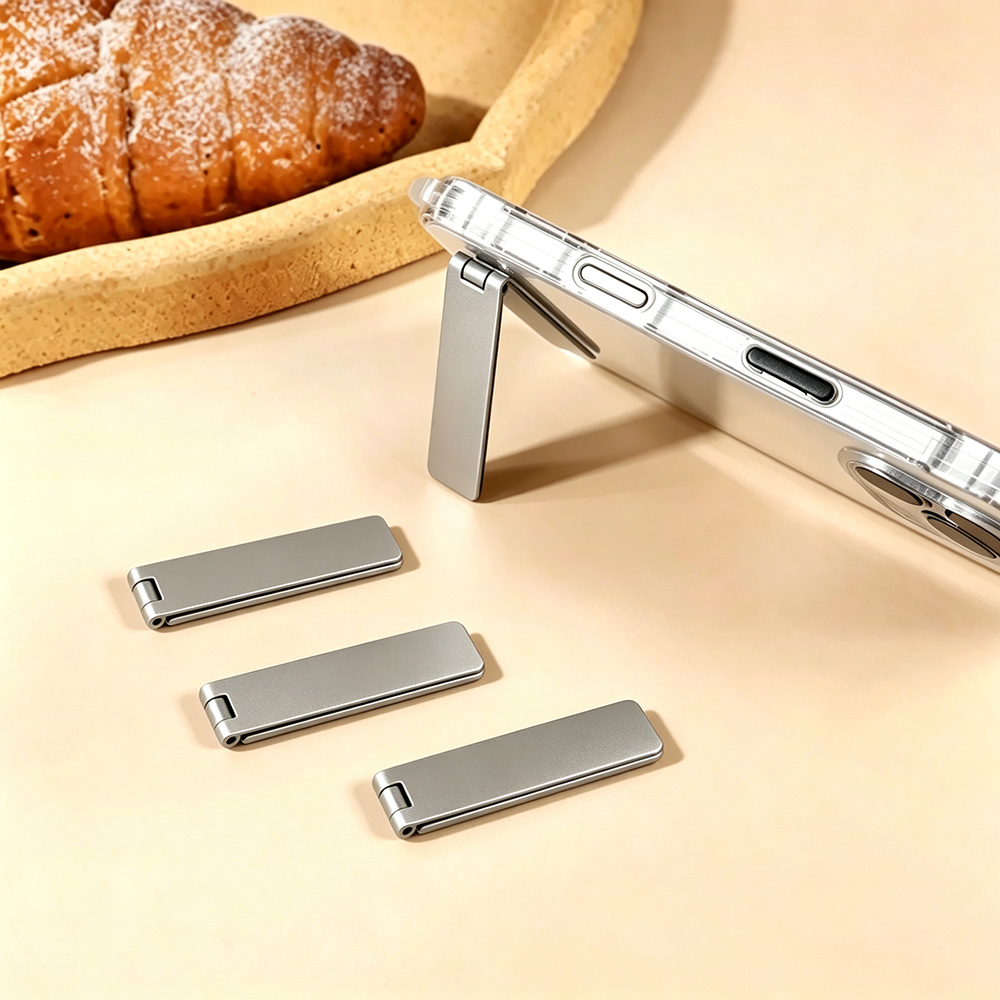 Travel Accessories Gift Ideas - Metall-Handy-Kickstand, ultradünner, unsichtbarer Handyhalter, universeller, faltbarer,