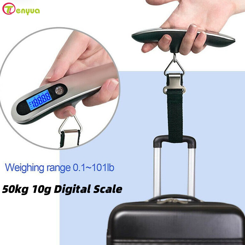Luggage Scale Hanging - Tragbare 50 kg 10 g Digitalwaage