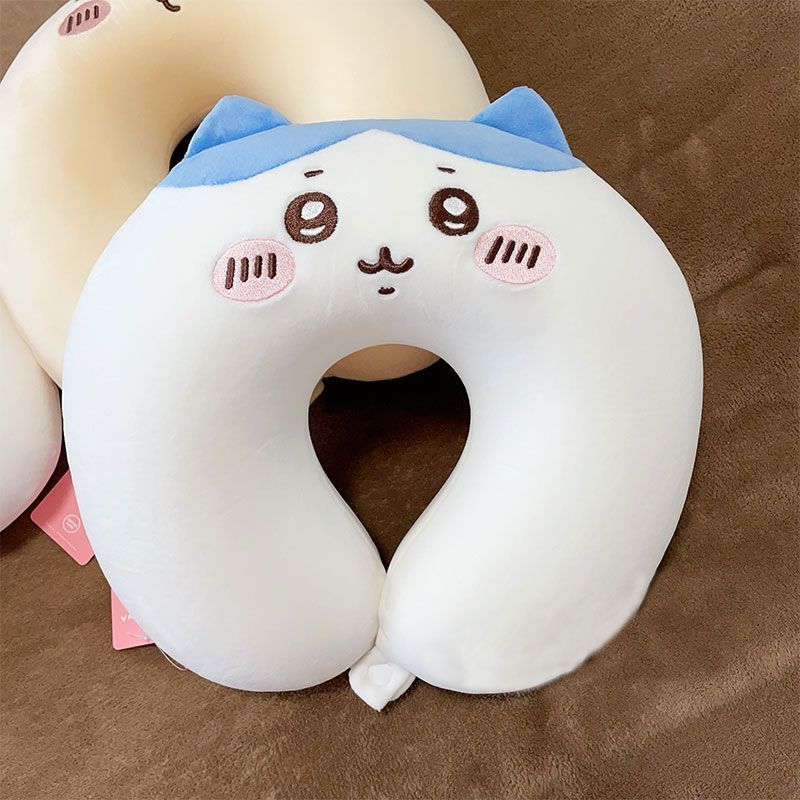 Travel Accessories Gift Ideas - Reise-Nackenkissen Chiikawa Usagi Hachiware Plüsch Weiche