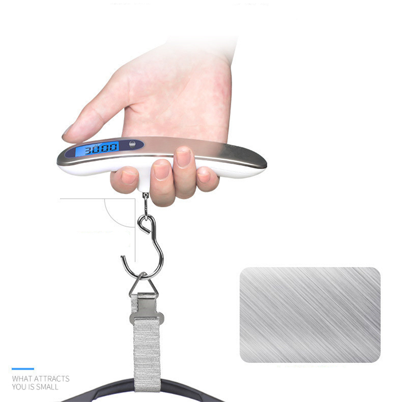 Travel Accessories Electronics - Tragbare Waage, digitales LCD-Display, 110 lb/50