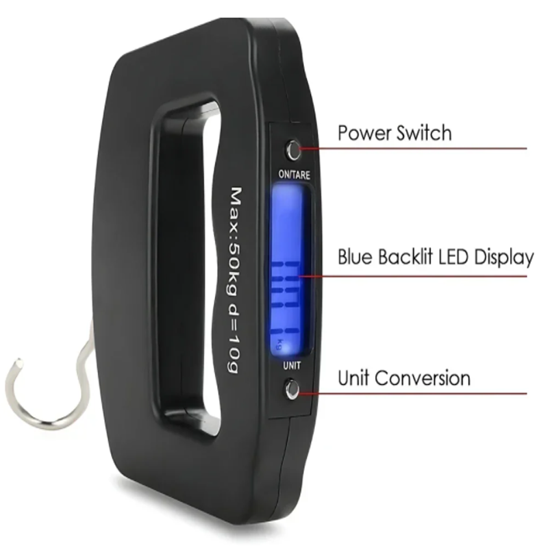 Travel Accessories Electronics - 50kg/10g Reisegepäckwaage Tragbare Elektronische Handwaage mit