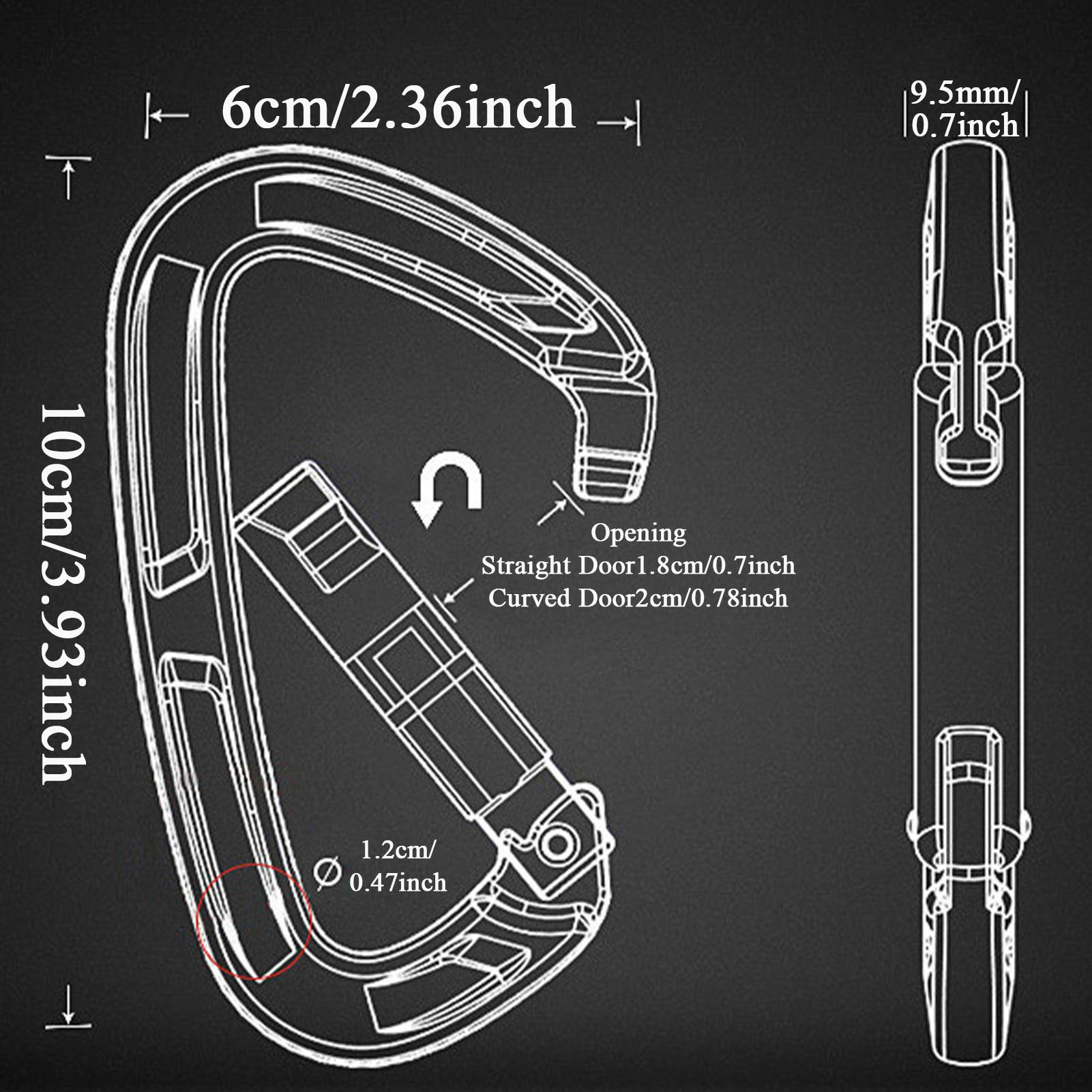 Travel Accessories Drawing - Quick Draw Karabiner Karabiner Ausrüstung Zubehör