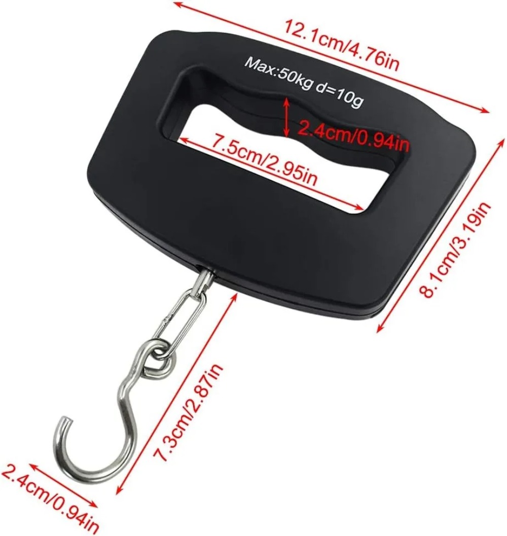 50Kg 10g Gepäckwaage, LCD-Digi – Luggage Scale Hanging Bewertung und Preis