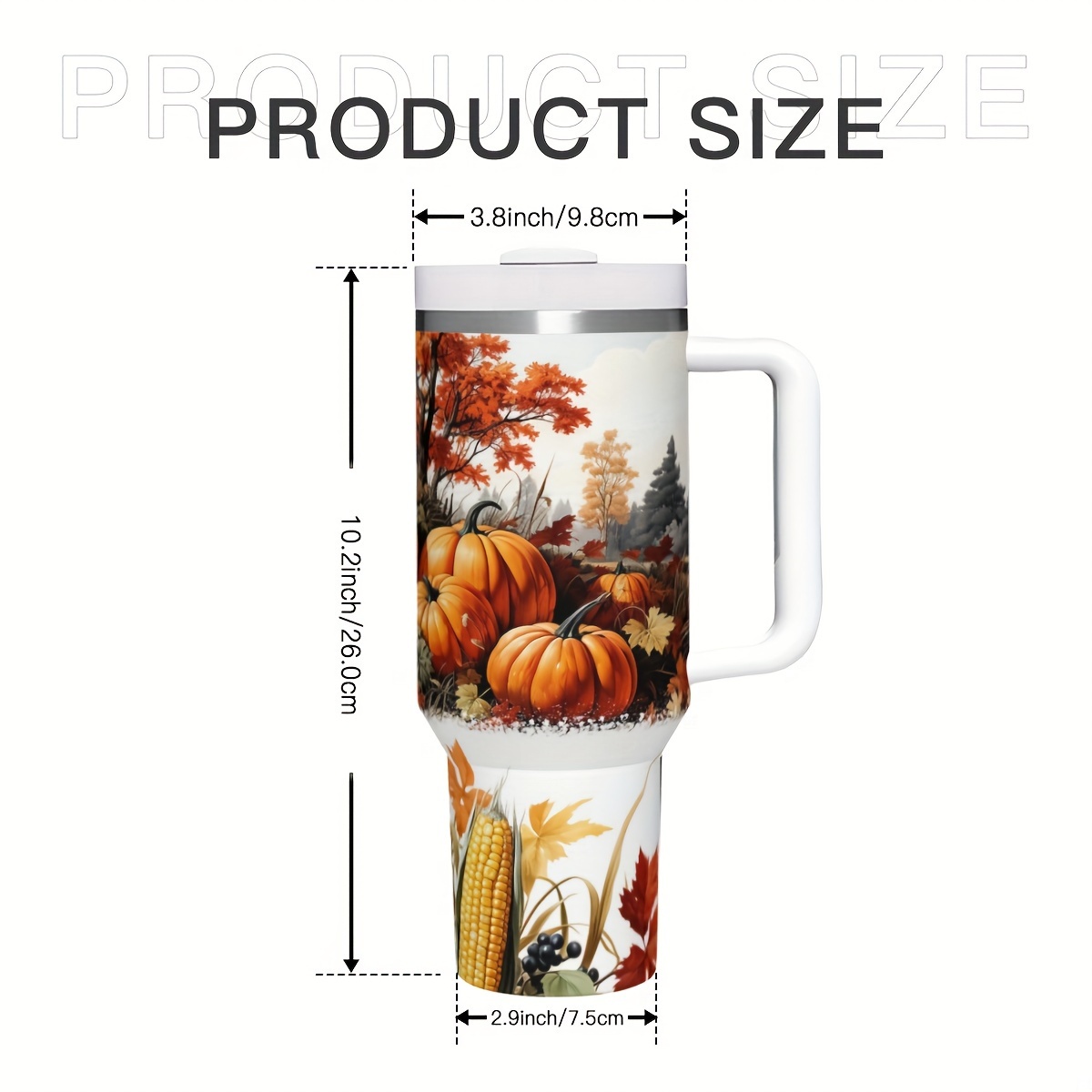 1 Stück 40oz Herbst-Kürbis-Iso – Travel Accessories Gift Ideas Bewertung und Preis