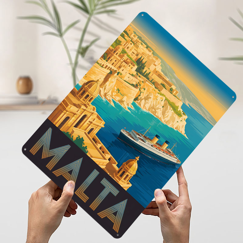 Malta Reise-Metallposter, pers – Travel Accessories Malta Bewertung und Preis