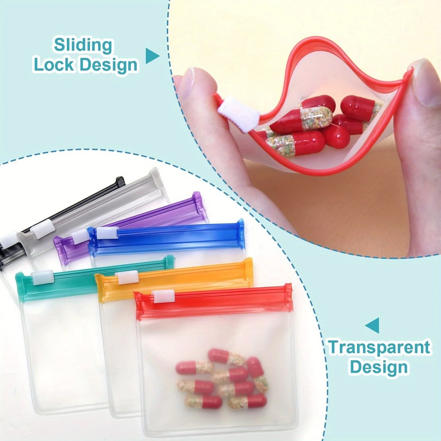 Mini Bunte Pillen-Dispenser-Be – Travel Accessories Jewelry Bewertung und Preis