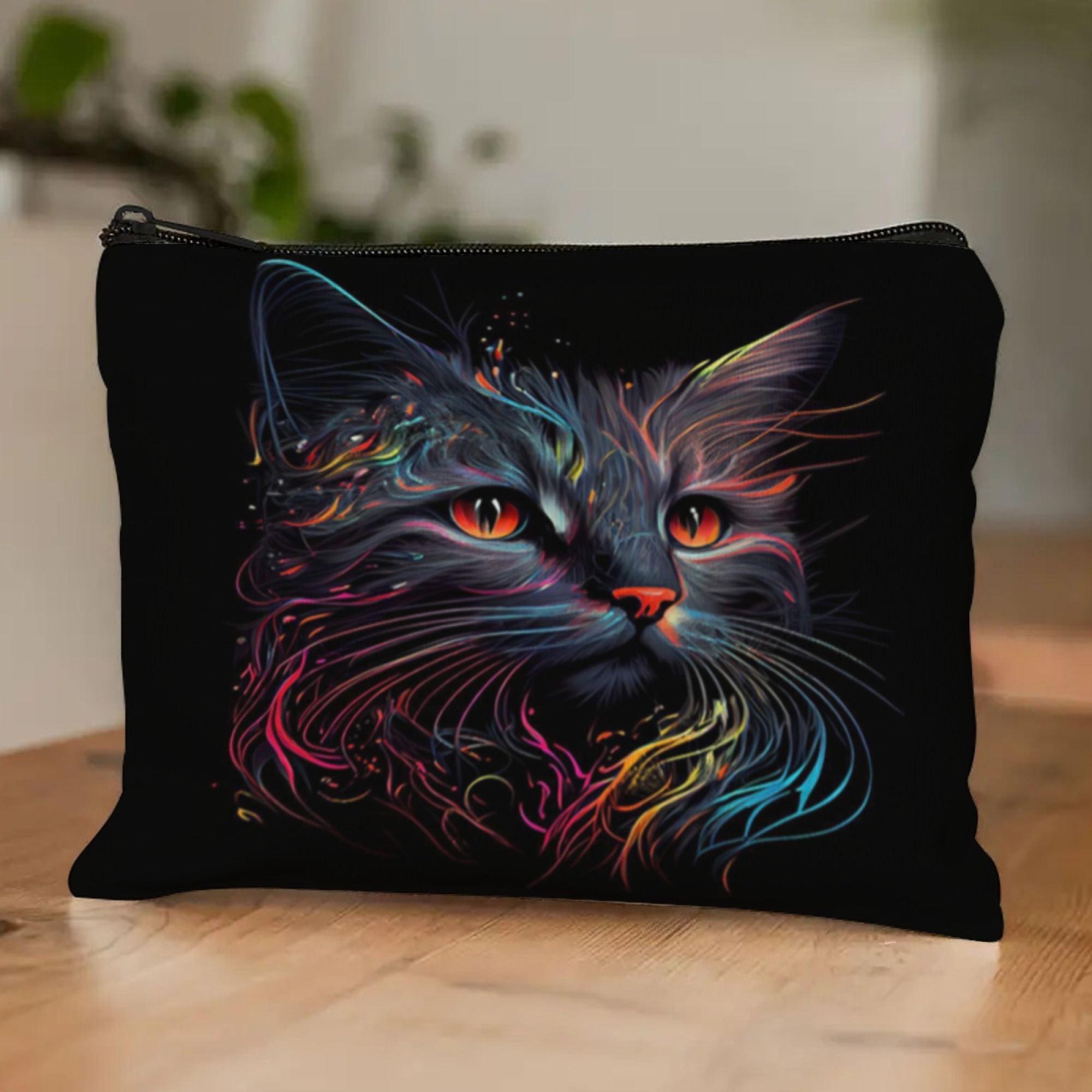 Kosmetiktasche mit Neon-Katzen – Travel Accessories Hong Kong Bewertung und Preis