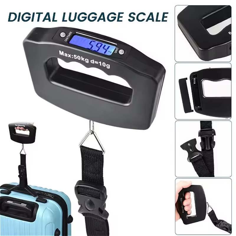 50kg/10g Digitale Gepäckwaage  – Travel Accessories Electronics Bewertung und Preis