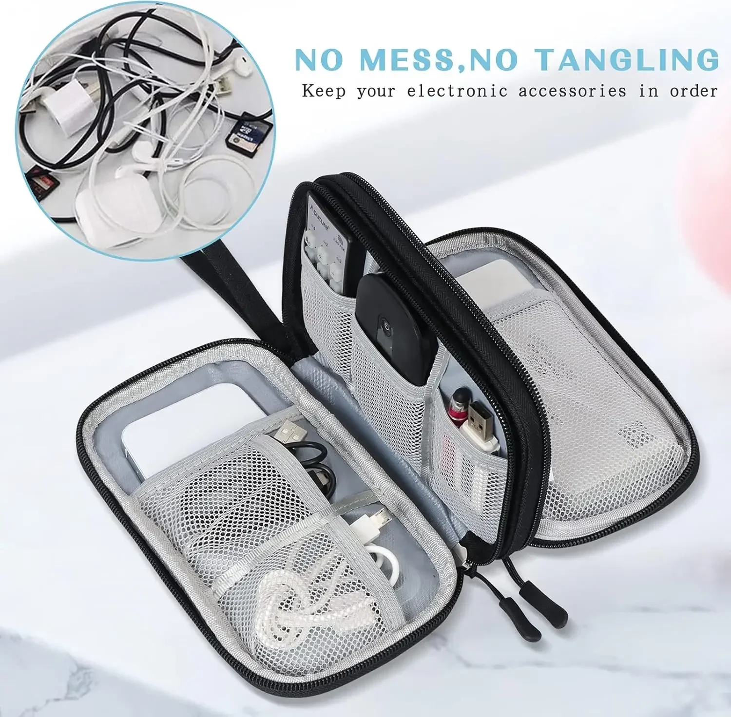 Reise-Kabeltasche Tragbare Dig – Travel Accessories Electronics Bewertung und Preis