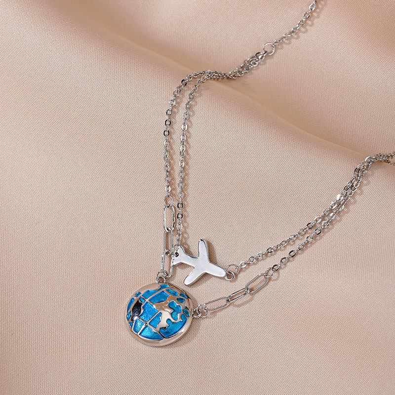 Mode Doppel kette Globus Flugz – Travel Accessories Gifts For Women Bewertung und Preis