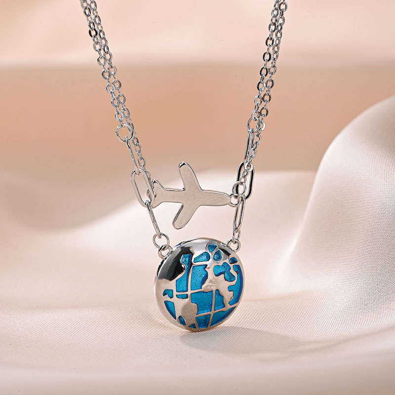 Mode Doppel kette Globus Flugz – Travel Accessories Gifts For Women Bewertung und Preis