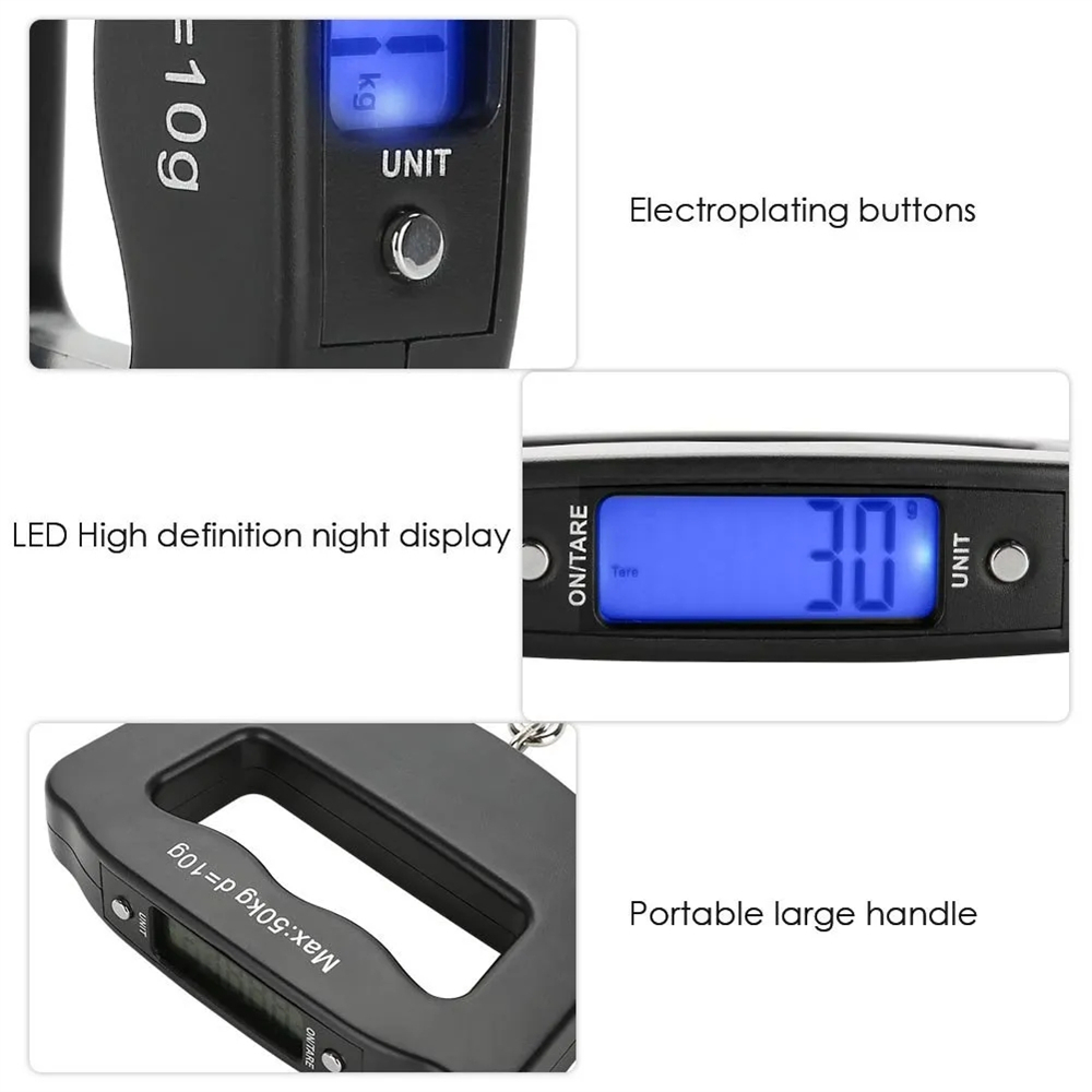Tragbare LCD-Digital-Hängewaag – Luggage Scale Hanging Bewertung und Preis