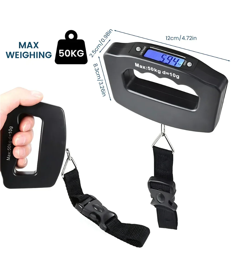 50 kg Digitale Gepäckwaage Tra – Travel Accessories Electronics Bewertung und Preis